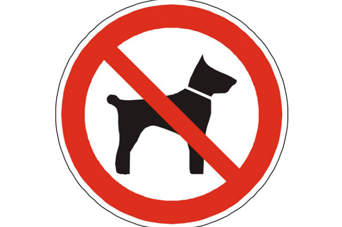 Hunderverbot-Hinweis - Grafik: NABU Hamburg