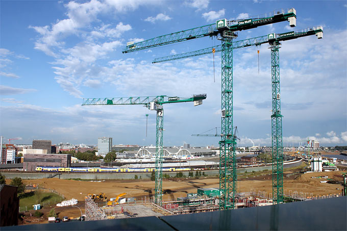 Baustelle in der Hamburger Hafencity - Foto: Helge May