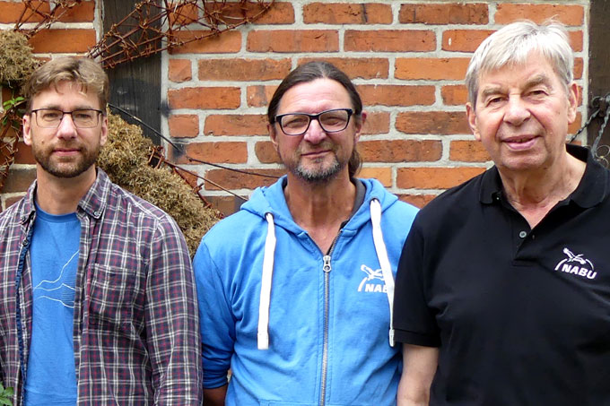 Die Arbeitsgemeinschaft Elbtalaue (v.l.n.r.: Oliver Schuhmacher, Klaus Müller, Rolf Bonkwald) - Foto: Rolf Bonkwald