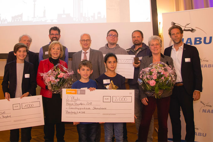 Hanse-Umweltpreis: Die Gewinner bei der Preisverleihung 2019 - Foto: Thomas Dröse