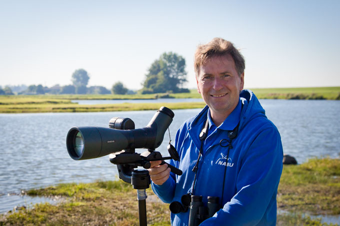 NABU-Vogelschutzexperte und Stationsleiter Marco Sommerfeld - Foto: Thomas Dröse
