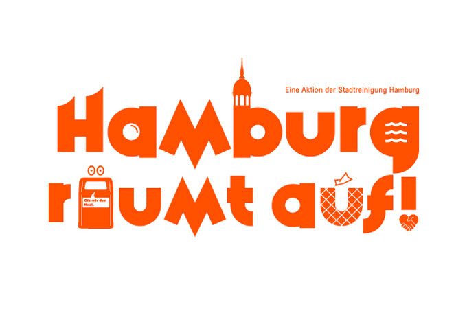 Logo der Aktion &quot;Hamburg räumt auf!&quot;